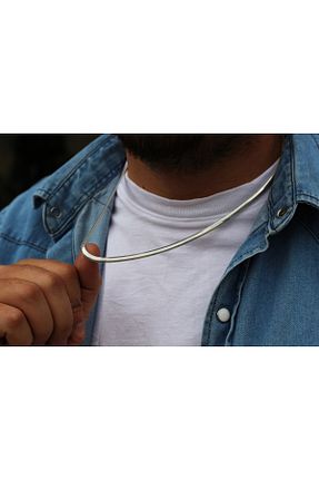 گردنبند نقره طوسی زنانه 925 عیار CMT - کد 874882172