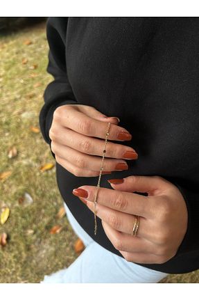 دستبند طلا زرد زنانه 14 عیار Goldium Jewellery - کد 872905237