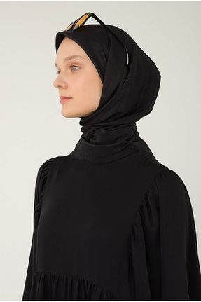روسری مشکی پلی استر HEQA - کد 829101214