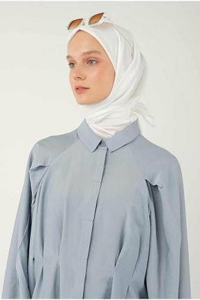 روسری سفید پلی استر HEQA - کد 829102096
