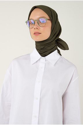 روسری خاکی پلی استر HEQA - کد 840058630