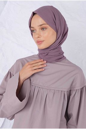 شال بنفش زنانه پنبه ای HEQA - کد 848484934