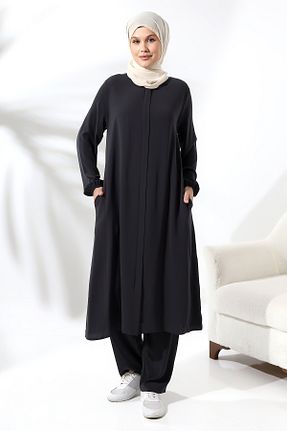 لباس حجاب مشکی زنانه اورسایز ihvanonline - کد 767087378