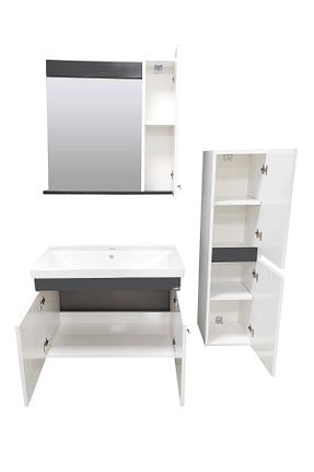 ست کمد حمام سفید KAREN BANYO - کد 255853923