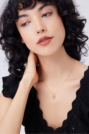 گردنبند نقره زرد زنانه 925 عیار orchards - کد 874960376