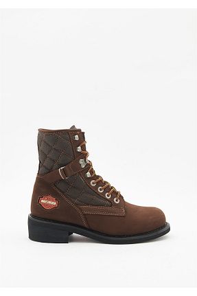 بوت / نیم بوت قهوه ای مردانه نبوک Harley Davidson - کد 235836243