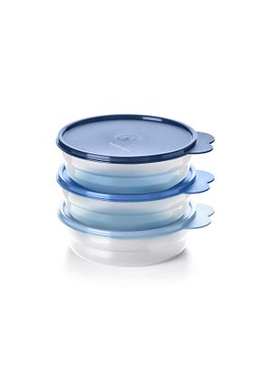 ظرف نگهداری سرمه ای پلاستیک Tupperware - کد 768403168