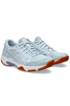 کفش والیبال آبی زنانه پارچه ای Asics - کد 874988214