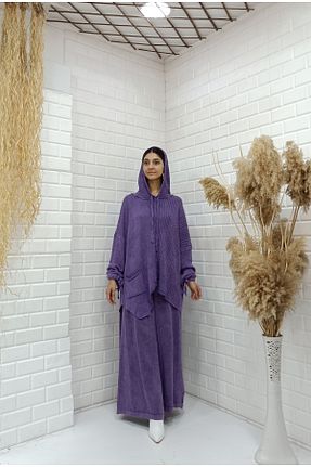 پلیور بنفش زنانه ساده Henna Elisa - کد 874981984