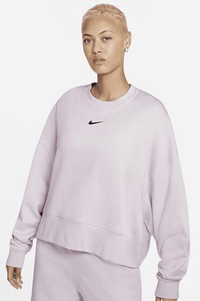 سوئیشرت اسپرت بنفش زنانه اورسایز Nike - کد 874991587