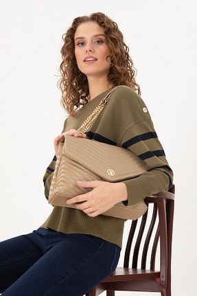 کیف دوشی قهوه ای زنانه U.S. Polo Assn. - کد 875036146