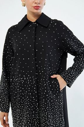 کت مشکی زنانه رگولار Mizalle - کد 875054278