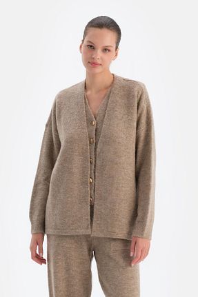 سوئیشرت بژ زنانه اورسایز Dagi - کد 875087823