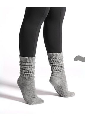 جوراب اسپرت طوسی زنانه پنبه ای Muse Of Socks - کد 875067463