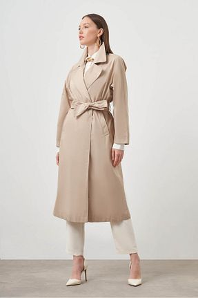 ترنچکت طوسی زنانه بدون آستر Mizalle - کد 875129578
