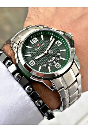ساعت مچی سبز مردانه 42 میلی متر Naviforce - کد 875056922