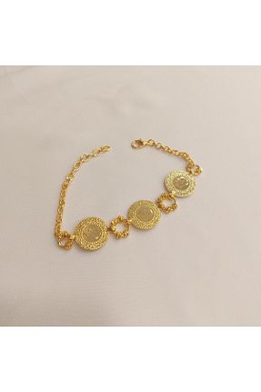 دستبند جواهر زرد زنانه Zarifgoldimitasyon - کد 875133131