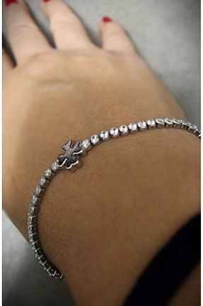 دستبند استیل (فولاد) متالیک زنانه استیل (فولاد) Jane Silver - کد 875133733