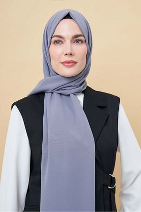 شال طوسی زنانه Medine İpeği Mizalle - کد 825184086