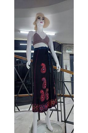 دامن مشکی زنانه Batik Bohem Stil - کد 875079245