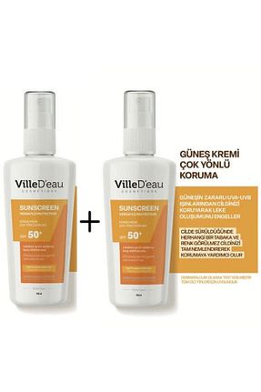 کرم ضد آفتاب بدن SPF 50 + VilleD