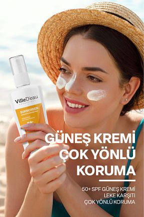 کرم ضد آفتاب بدن SPF 50 + VilleD
