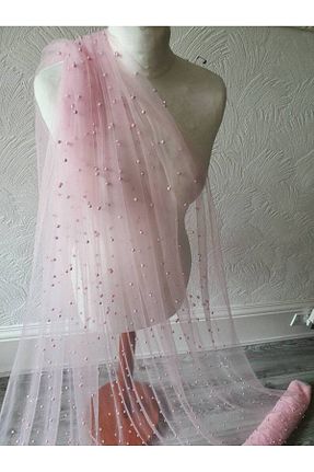 عقد و عروسی و حنابندان صورتی BBA TULLE STORE - کد 796183521