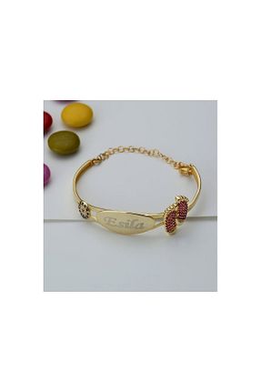 دستبند نقره طلائی بچه گانه 925 عیار OGO SİLVER - کد 774627692