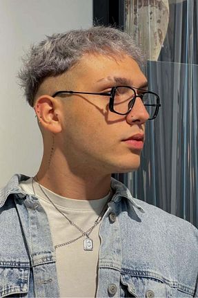 عینک محافظ نور آبی سرمه ای مردانه پلاستیک FALAN EYEWEAR - کد 875200556