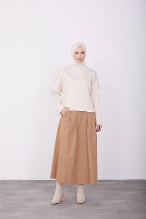 بلوز حجاب بژ زنانه Relaxed Armine - کد 793731473