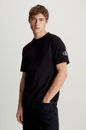 تیشرت مشکی مردانه رگولار Calvin Klein - کد 745380012