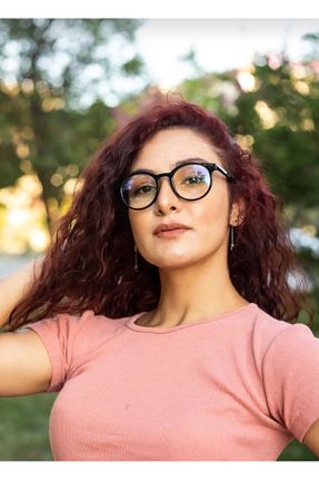 عینک محافظ نور آبی مشکی زنانه کریستال modamore - کد 873226944