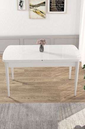 میز آشپزخانه سفید Suntalam Canisa Concept - کد 139949603