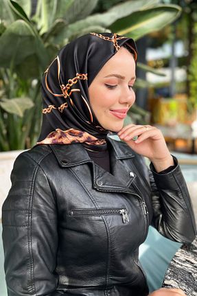 روسری رنگی پلی استر Sultan - کد 873240512