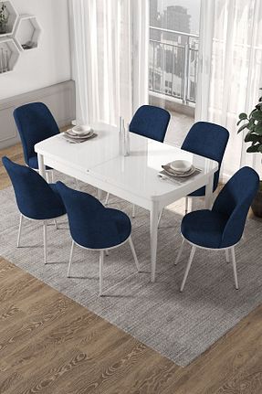 ست میز آشپزخانه سفید Suntalam Canisa Concept - کد 306540740