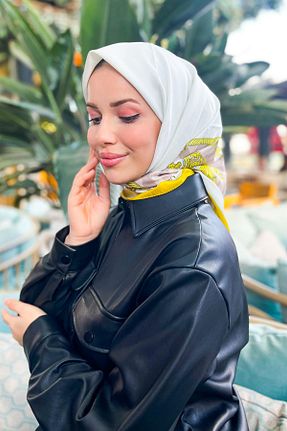 روسری رنگی پلی استر Sultan - کد 873240553