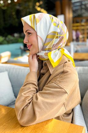 روسری رنگی پلی استر Sultan - کد 873240451