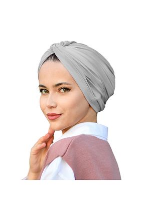 روسری طوسی پلی استر Sufirit - کد 873296368