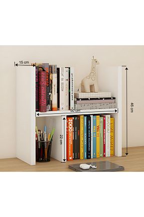 قفسه کتاب سفید 46 سانتی متر Home - کد 873240743