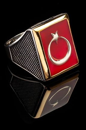 انگشتر نقره طوسی مردانه 925 عیار OTTOTESBİH - کد 873252363