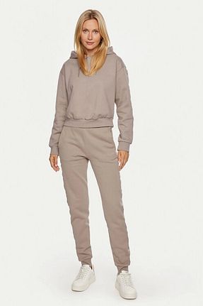 سوئیشرت بژ زنانه ساده Guess - کد 861042303