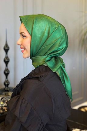 روسری سبز پلی استر Sultan - کد 840058238