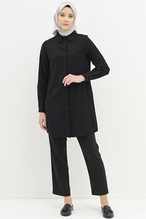 شلوار حجاب مشکی زنانه بافتنی Tuğba - کد 873296871