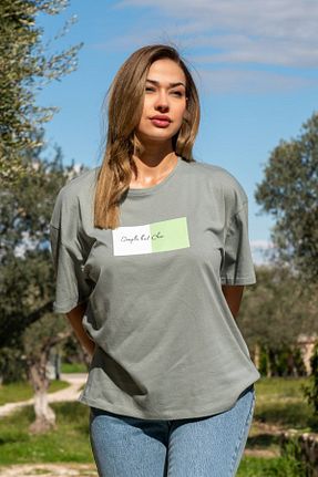 لباس سبز زنانه لیکرا AYSELIZA - کد 873296082