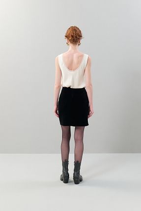 دامن مشکی زنانه Roman - کد 873299816