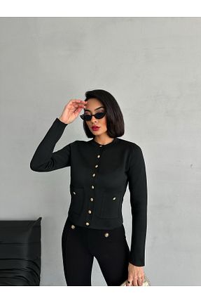 رویه مشکی زنانه پنبه پلی استر LOISY - کد 873325271