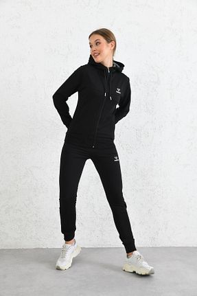 ست گرمکن مشکی زنانه Penye Cramp Spor - کد 751609654