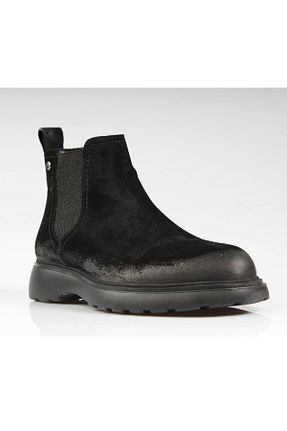 بوت / نیم بوت مشکی مردانه چرم خالص Pierre Cardin - کد 816209221