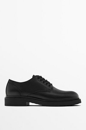 کفش کلاسیک مشکی مردانه چرم خالص Massimo Dutti - کد 873353513