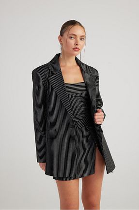 کت مشکی زنانه رگولار HOLLY LOLLY - کد 817405297